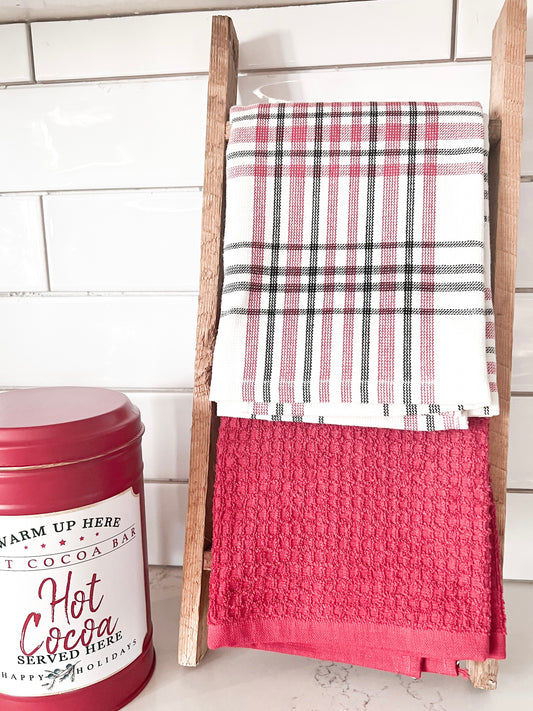 Tea Towel Ladders