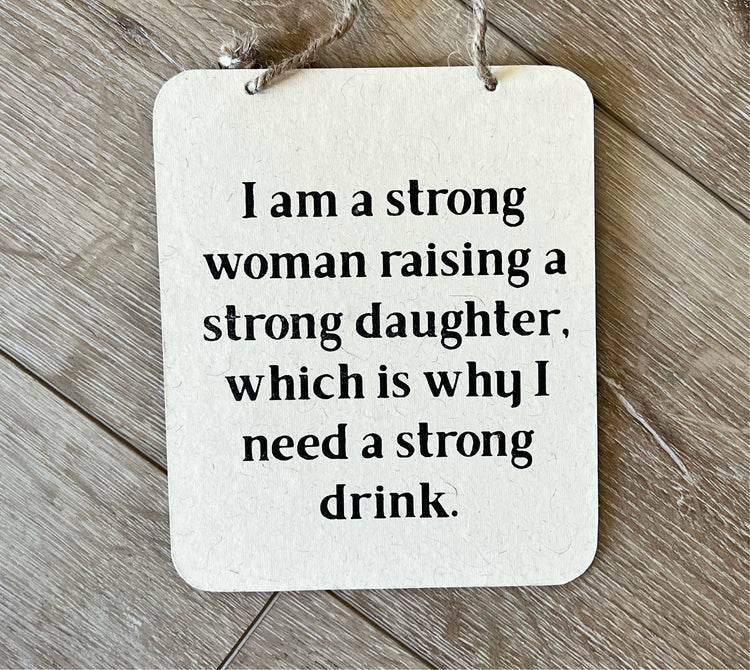 Strong woman raising a strong daughter