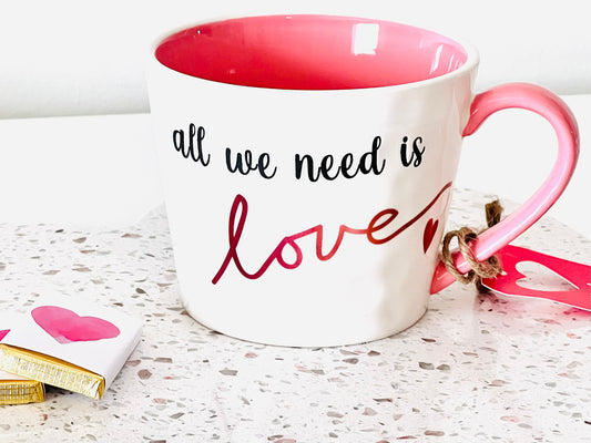 All we need is LOVE mug