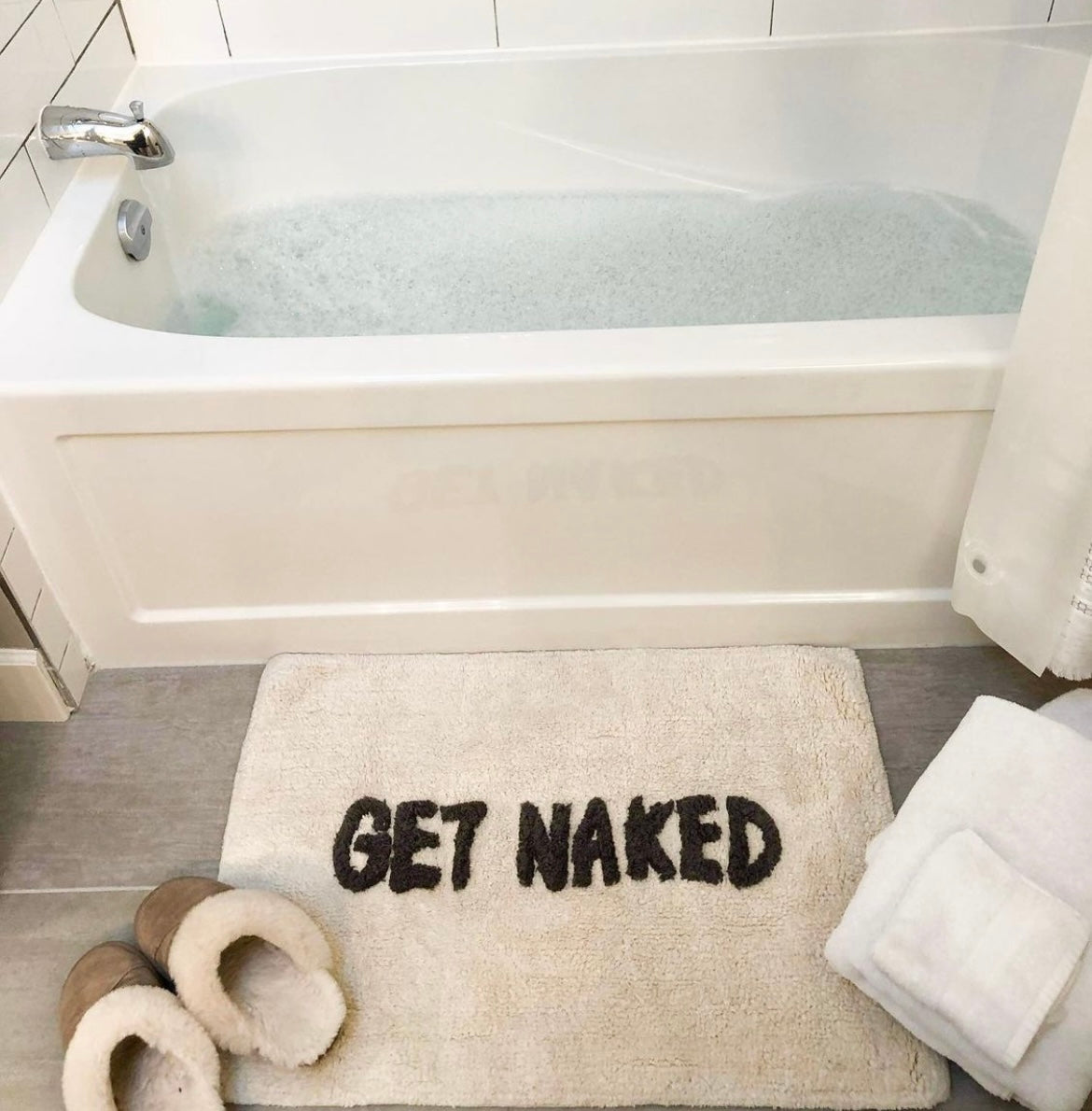 Get Naked Bath Mat, Home Bath Mat, Door Bath Mat, Best Bath Mat